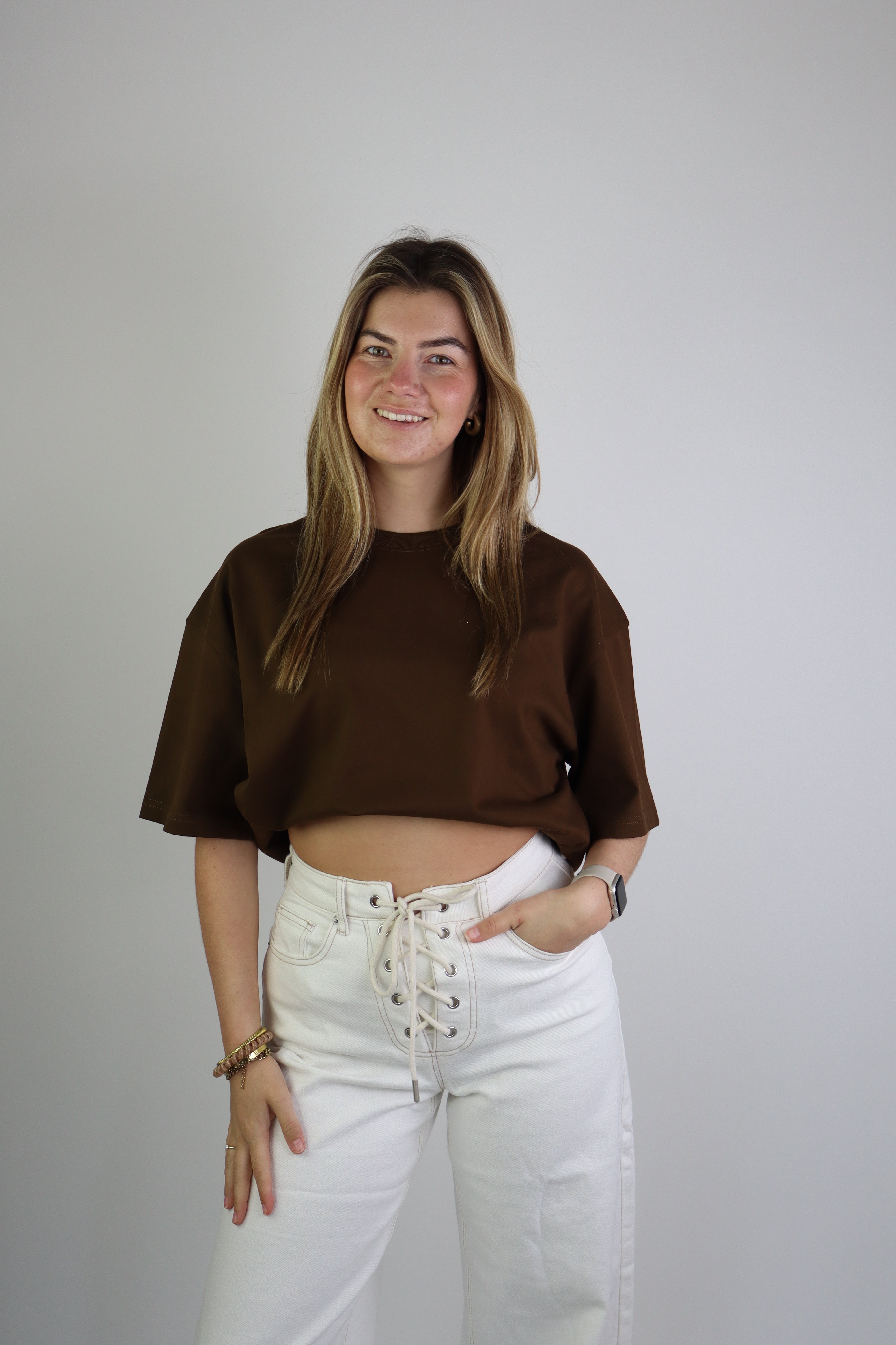 Lucce Basic Tee Brown