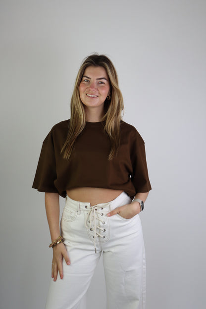 Lucce Basic Tee Brown
