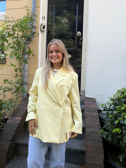 Lotje Oversized Blazer | Geel 24763