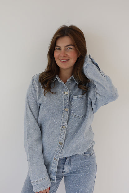 Glitter Jacket Denim