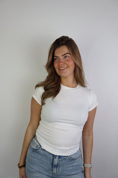 Carmen Logo Tee White