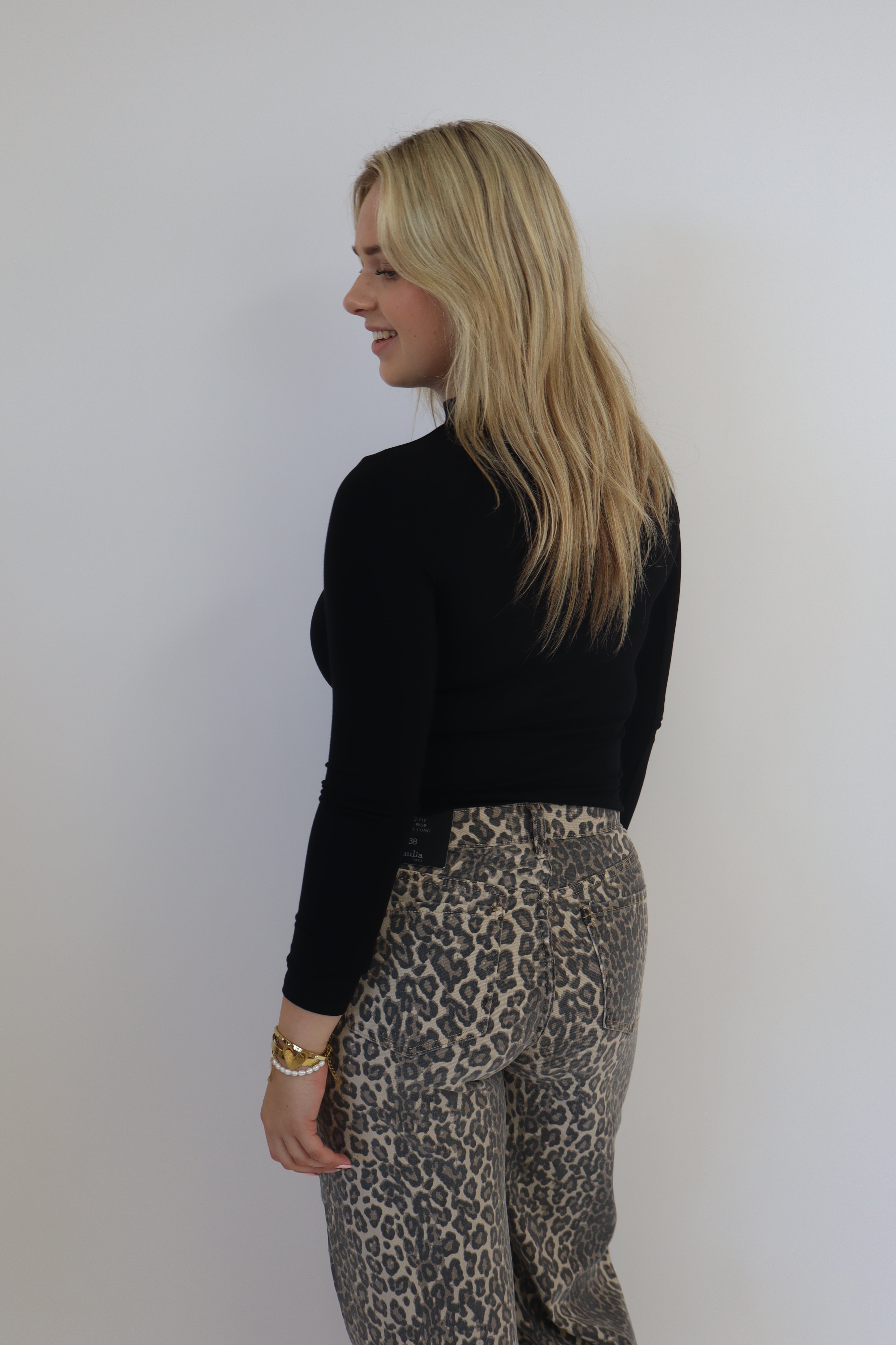 Leanne Long Sleeve Top - Zwart