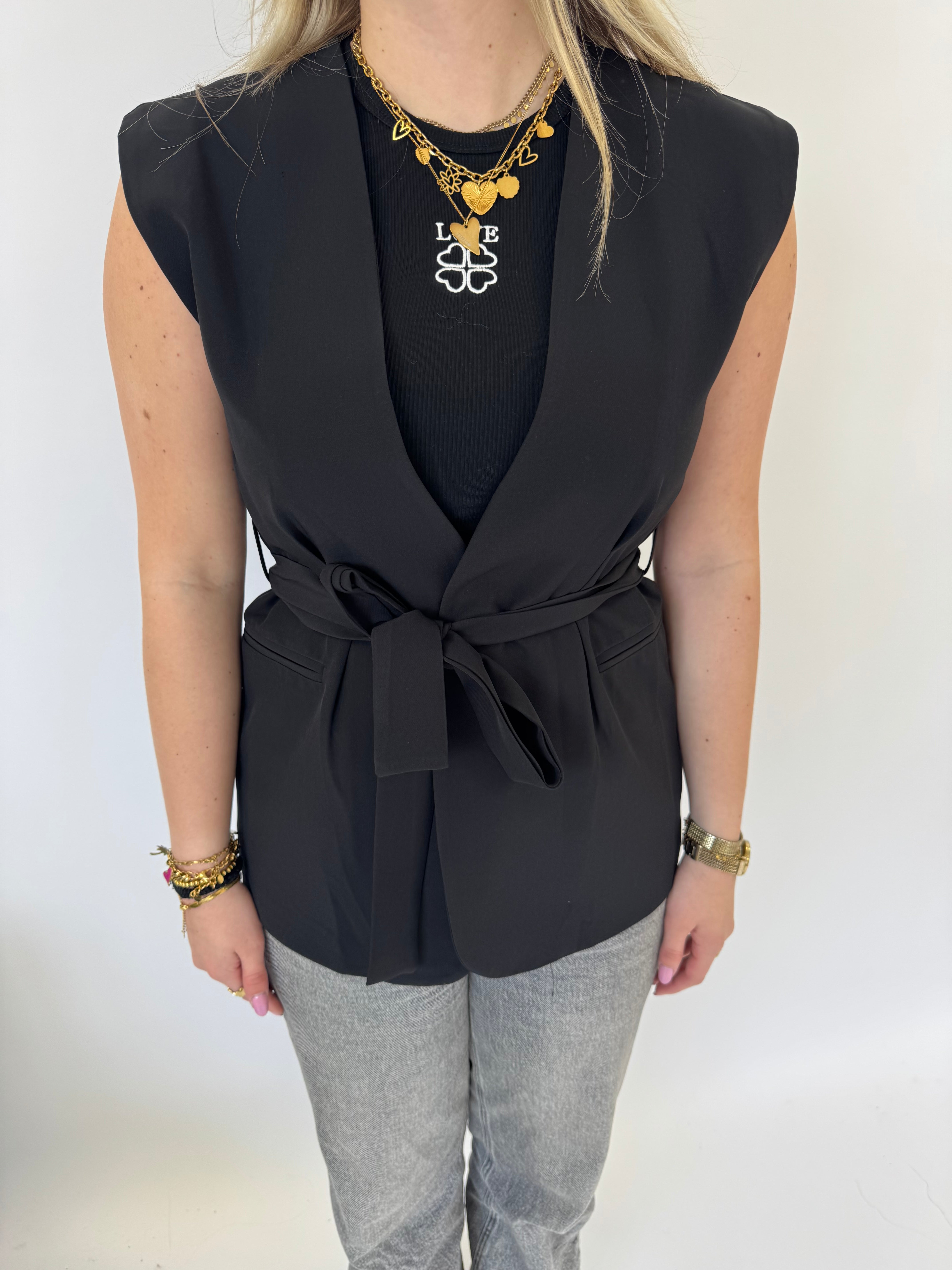 Kylie Gilet Black