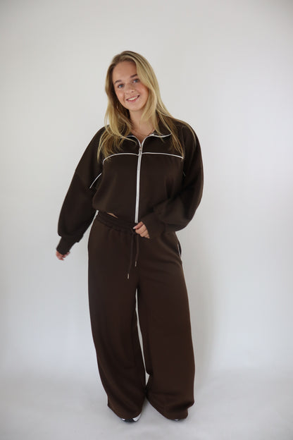 Christel Jogging Set Brown