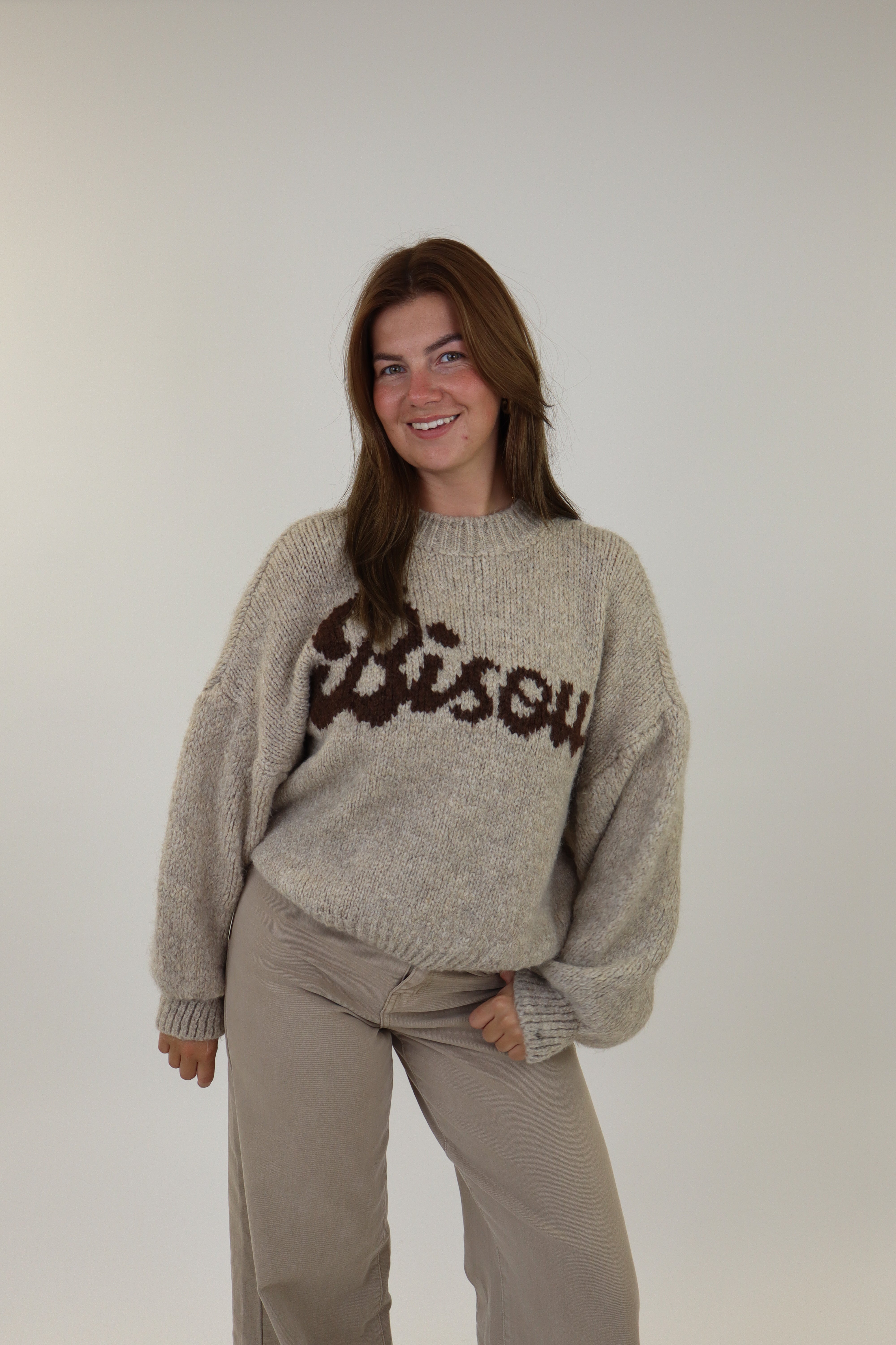 Bisous Sweater | Beige