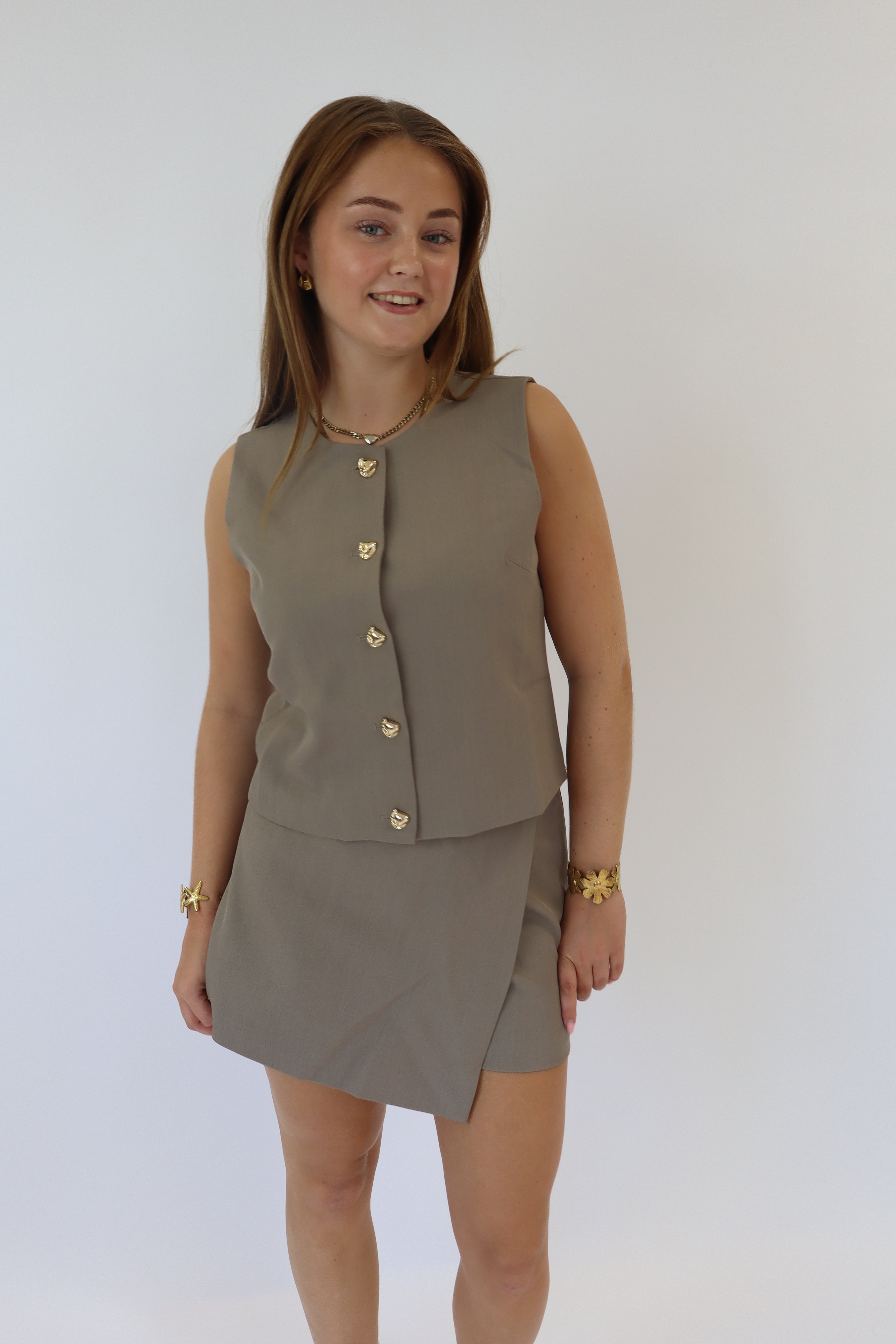 Shirley Skort Taupe