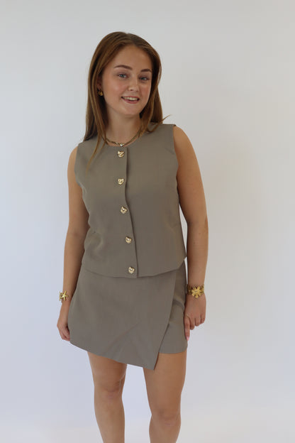 Shirley Skort Taupe