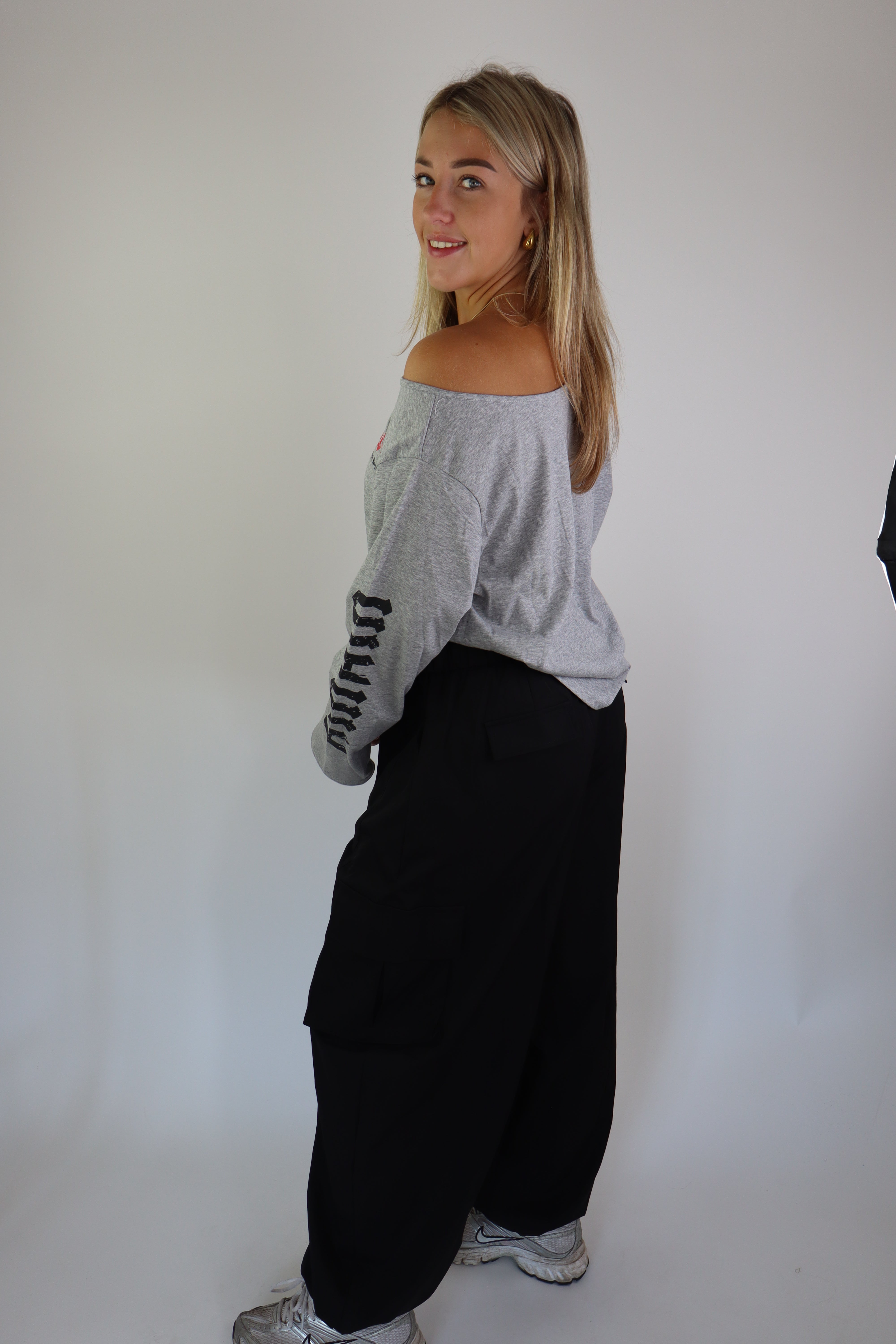 Marit Cargo Pants Black 8039