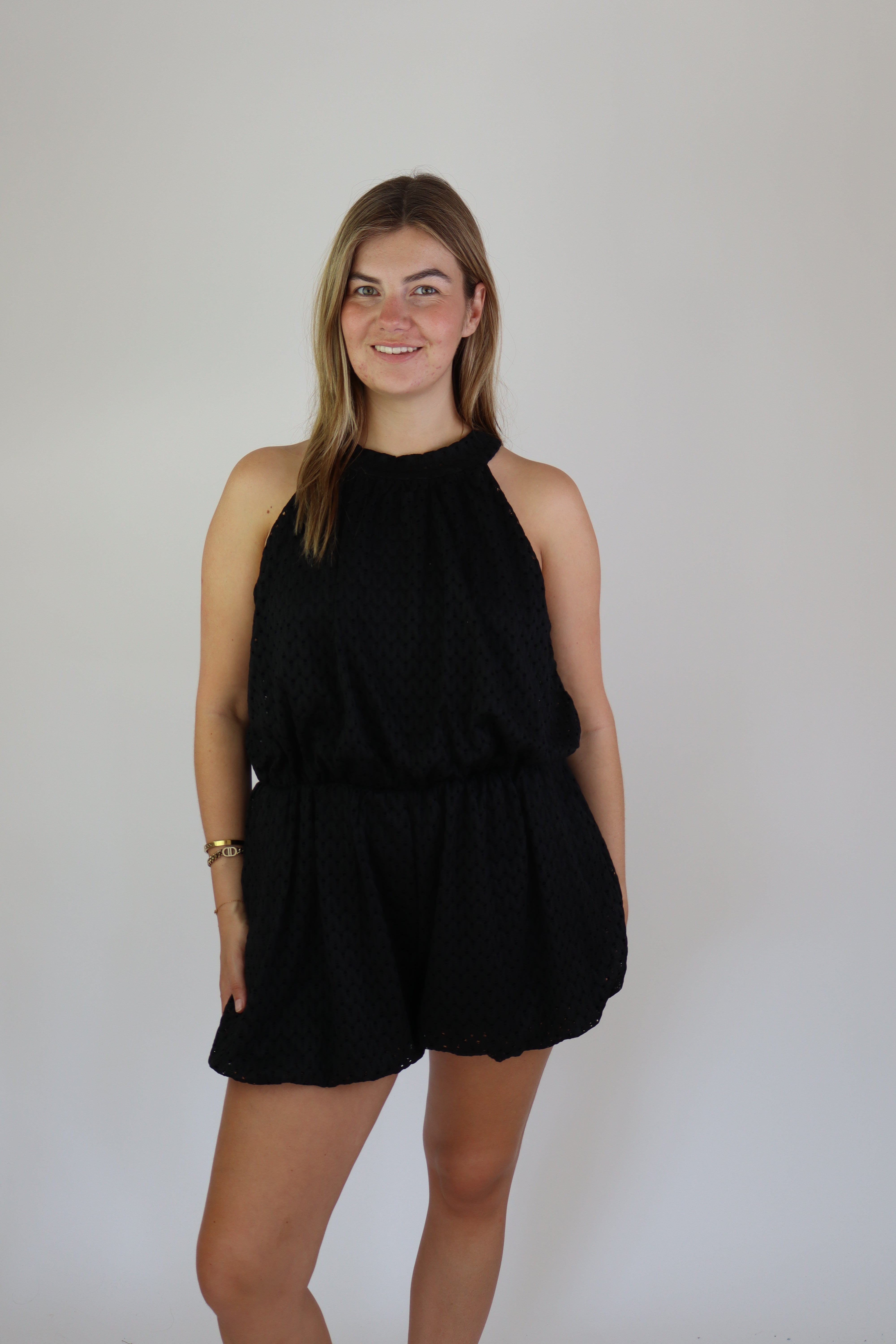 Bella Playsuit Black