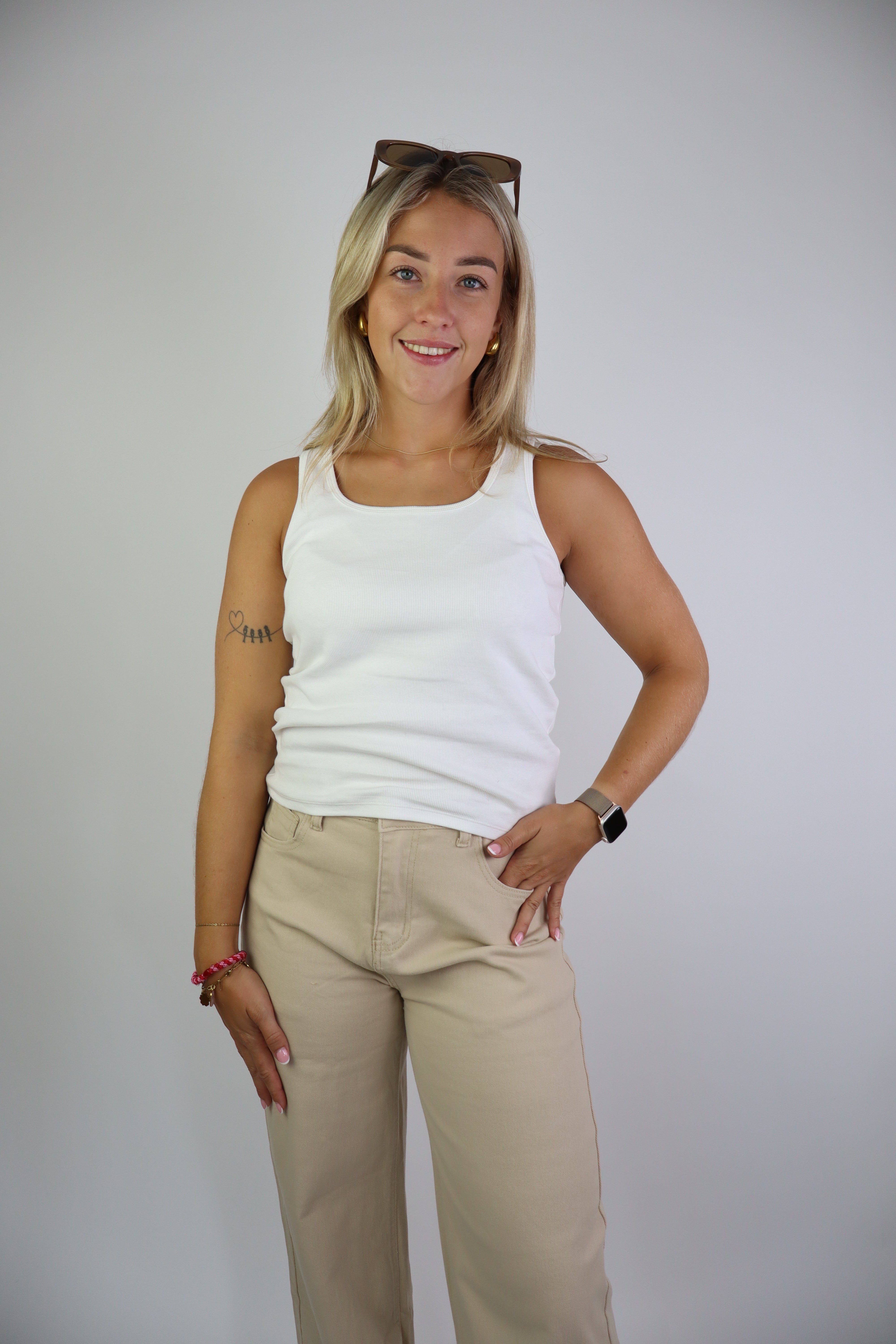 Ambika Essential Top White