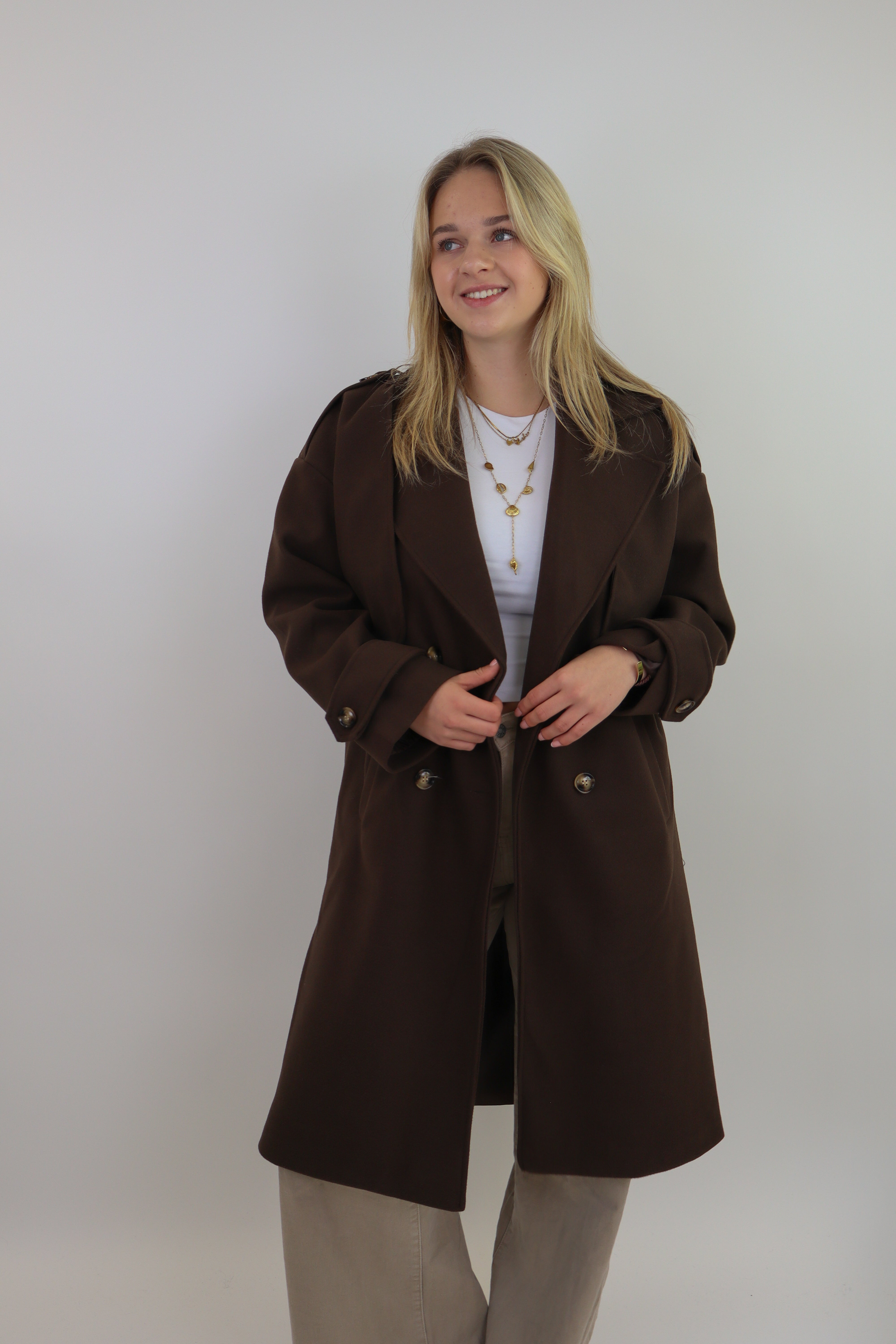 Benthe Trench Coat | Brown