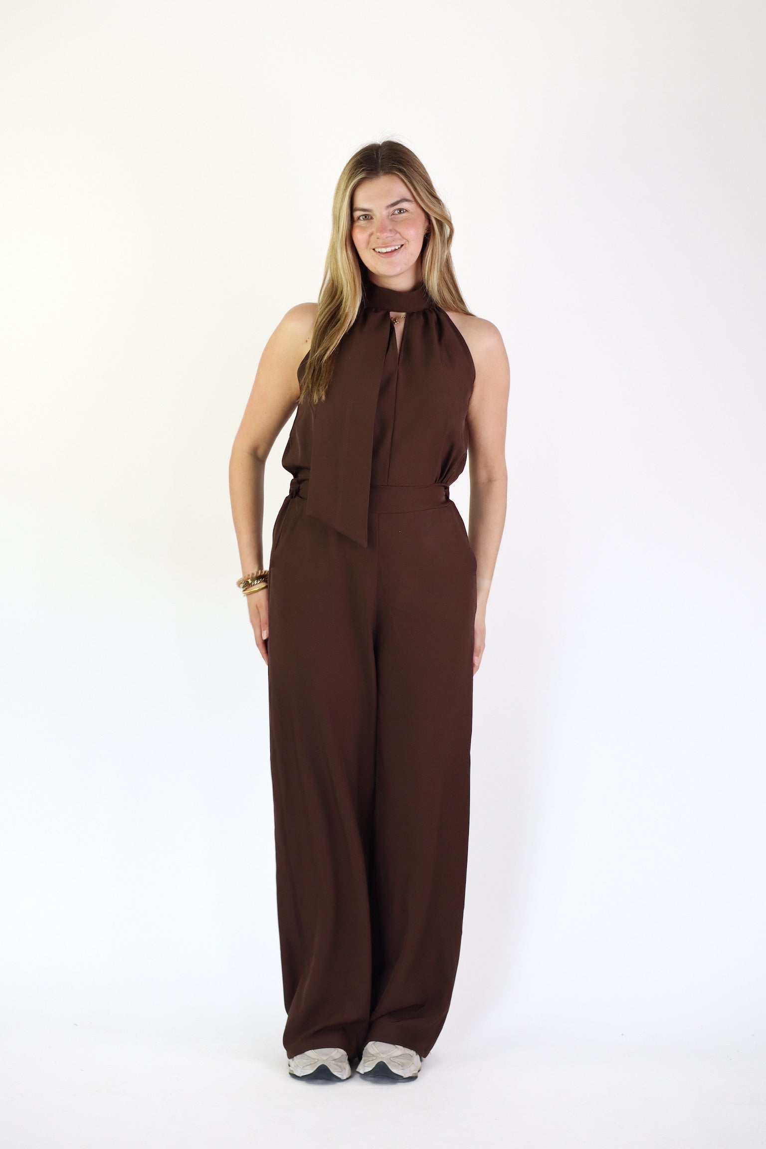 Maud Jumpsuit Brown