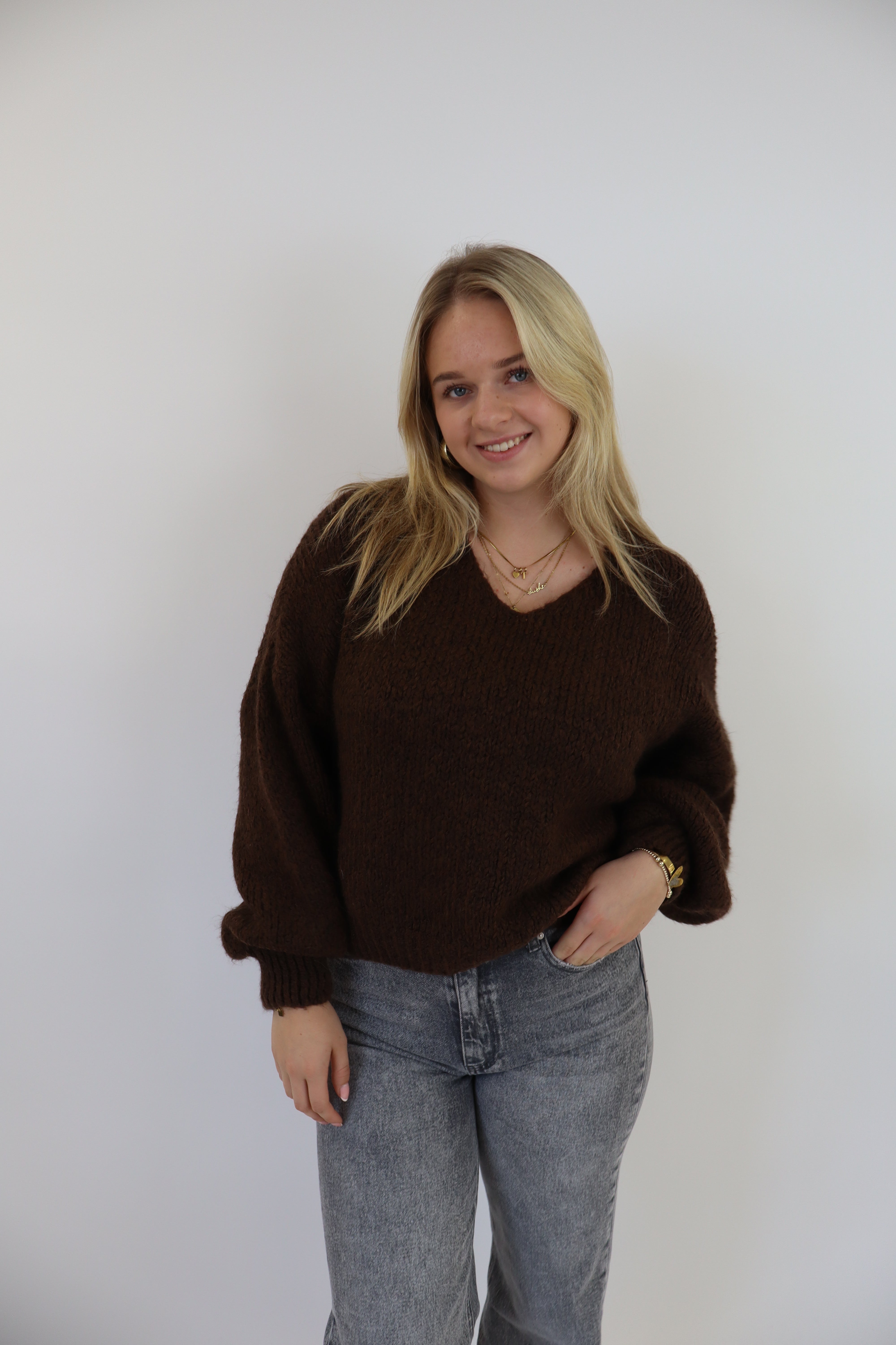 Soof Sweater Dark Brown