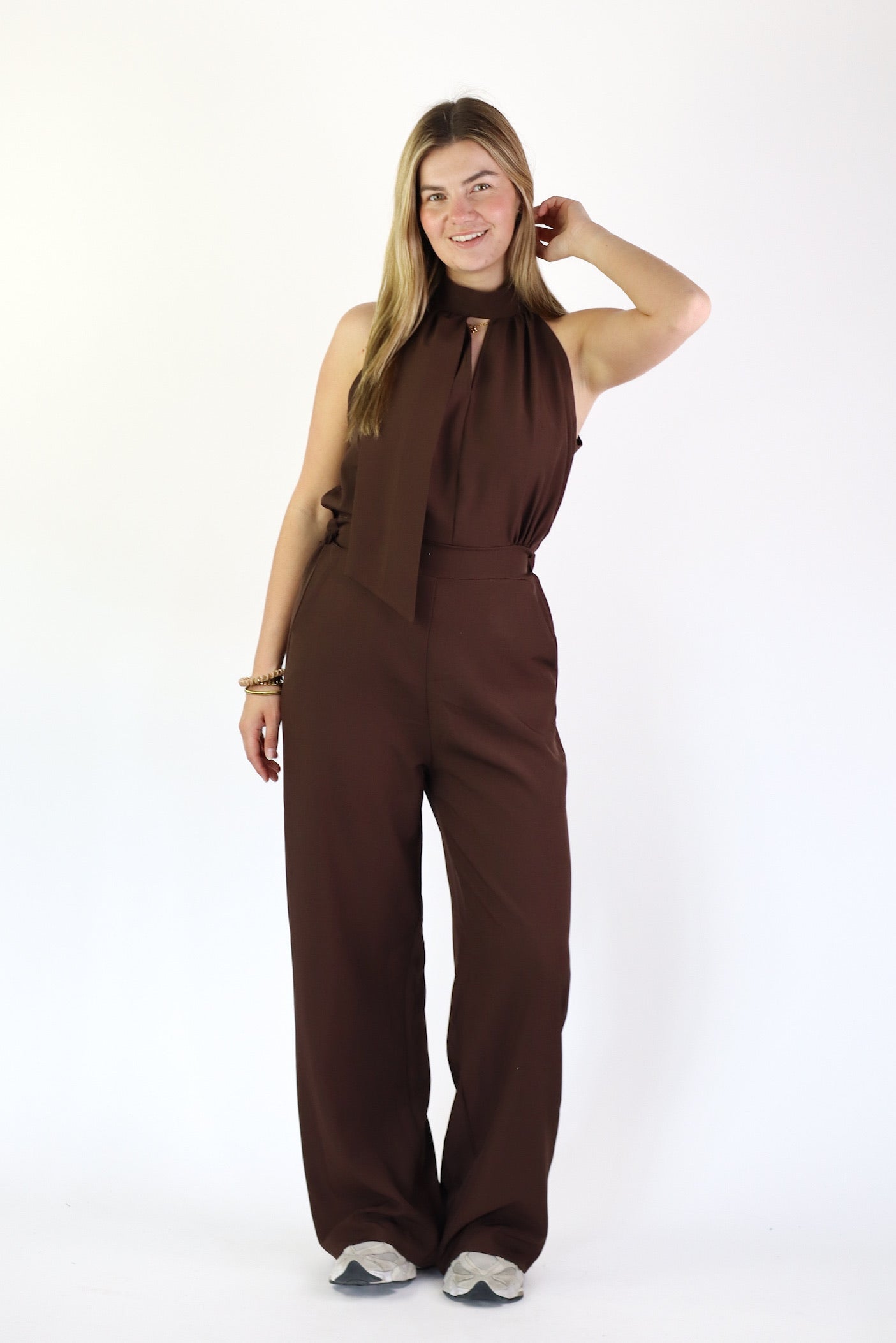 Maud Jumpsuit Brown