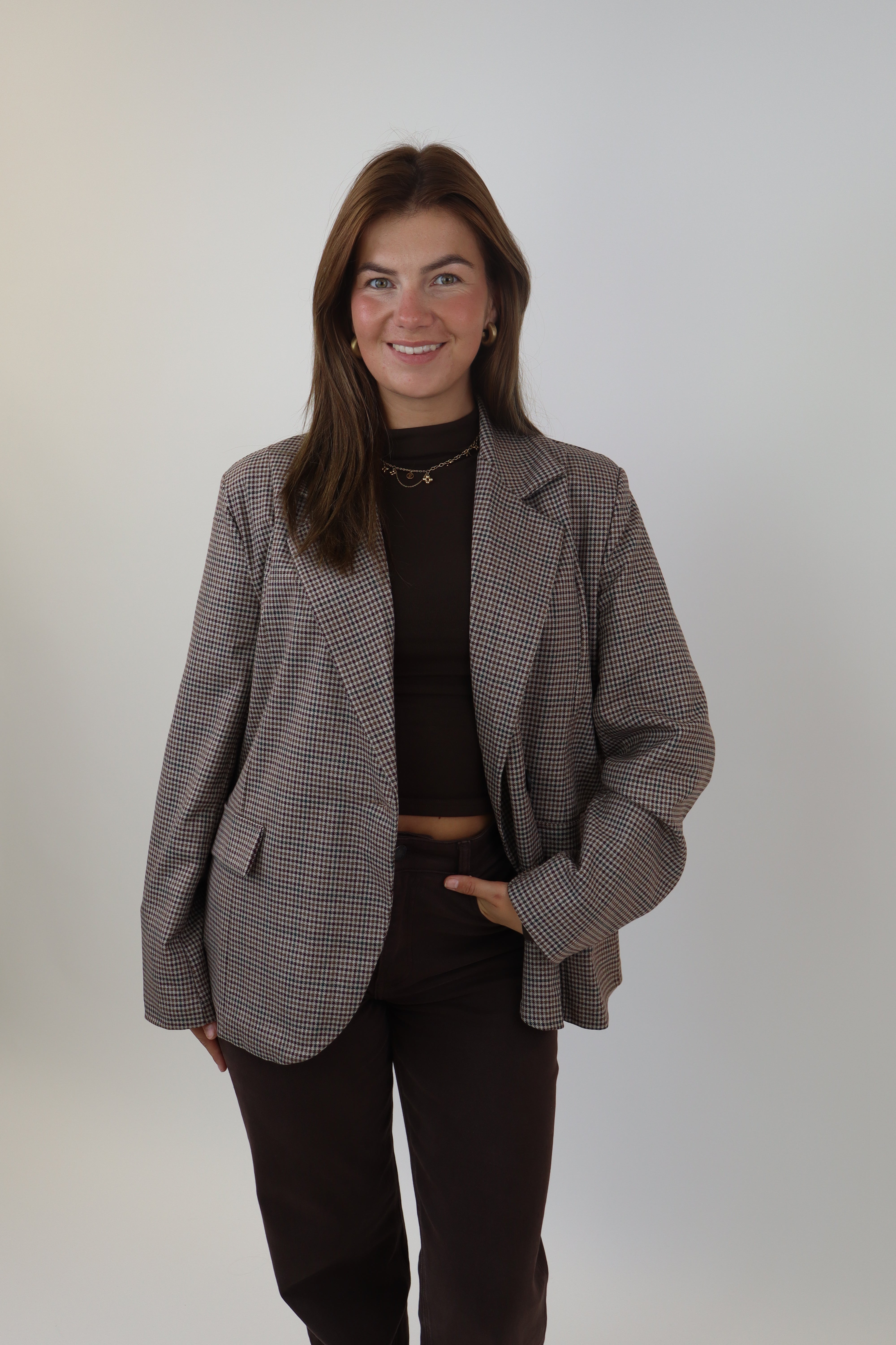 Sterre Geruite Blazer