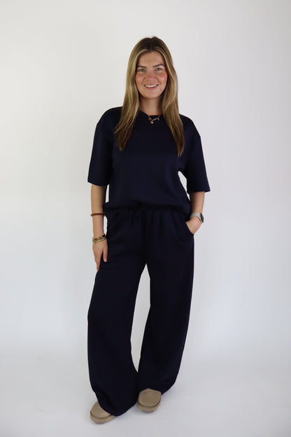 Yuki Two Piece Set Navy
