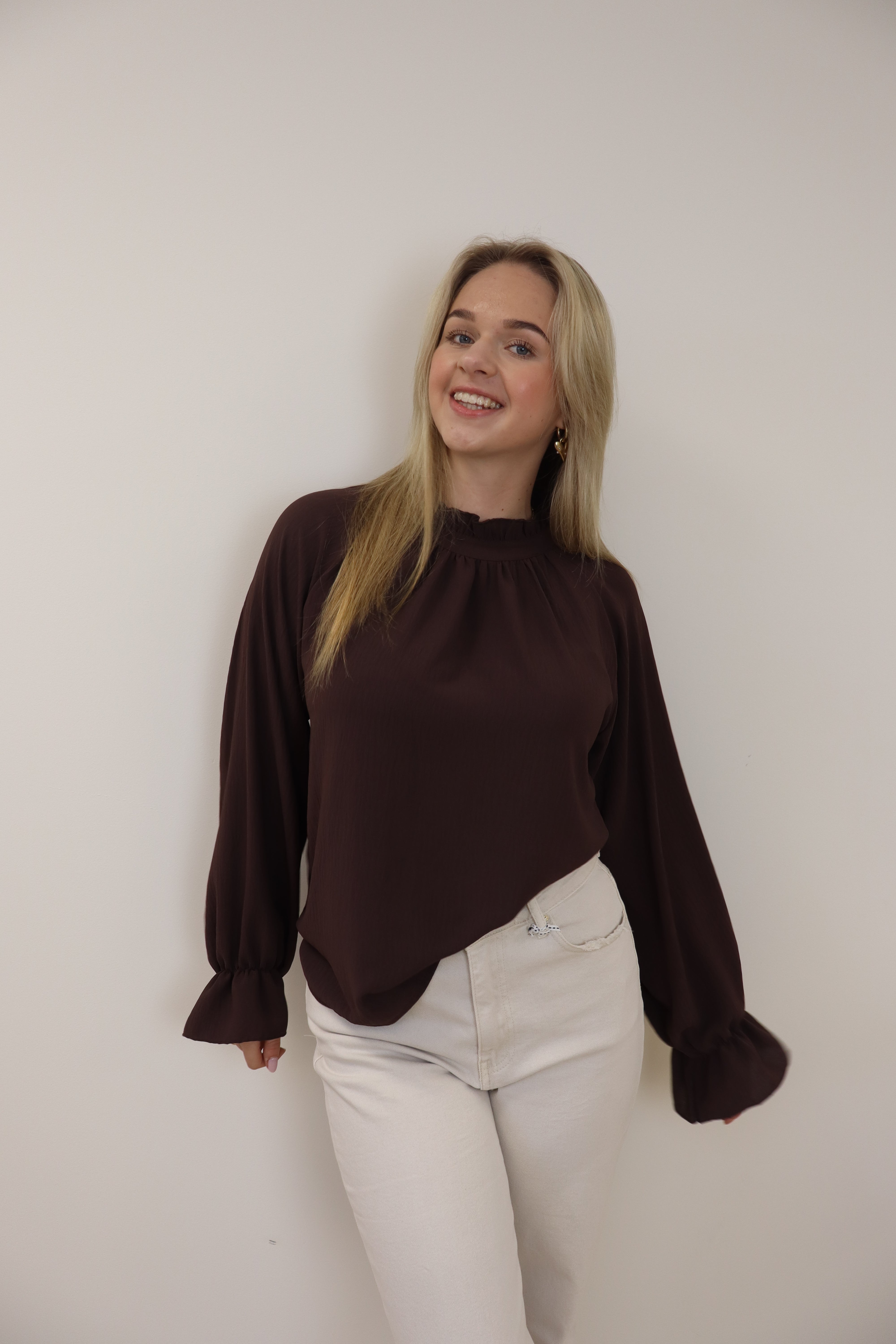 Sandy Blouse Brown
