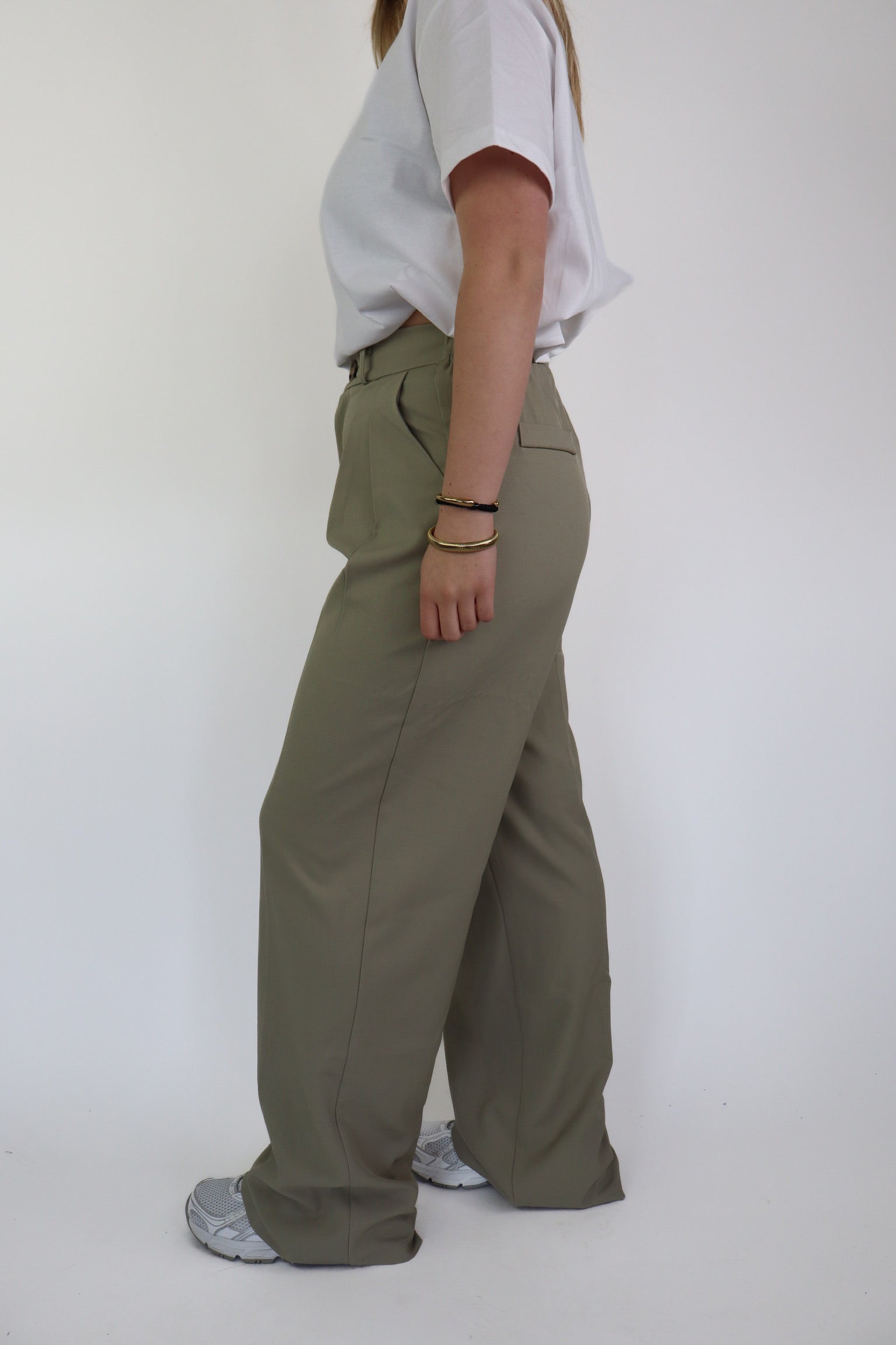 Emma Stretch Pantalon Olive