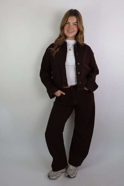 Millie Denim Jacket Brown 984