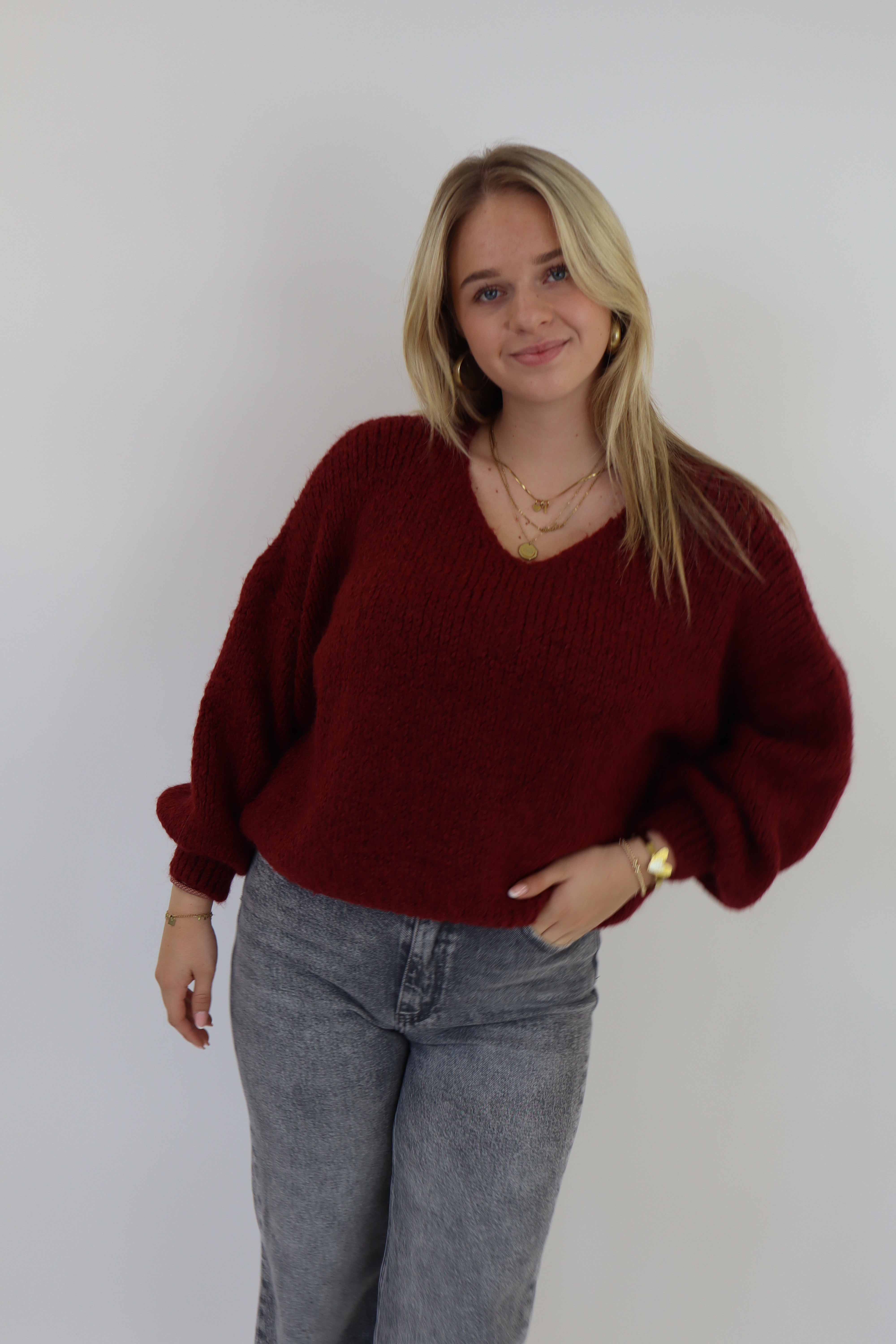 Soof Sweater Bordeaux