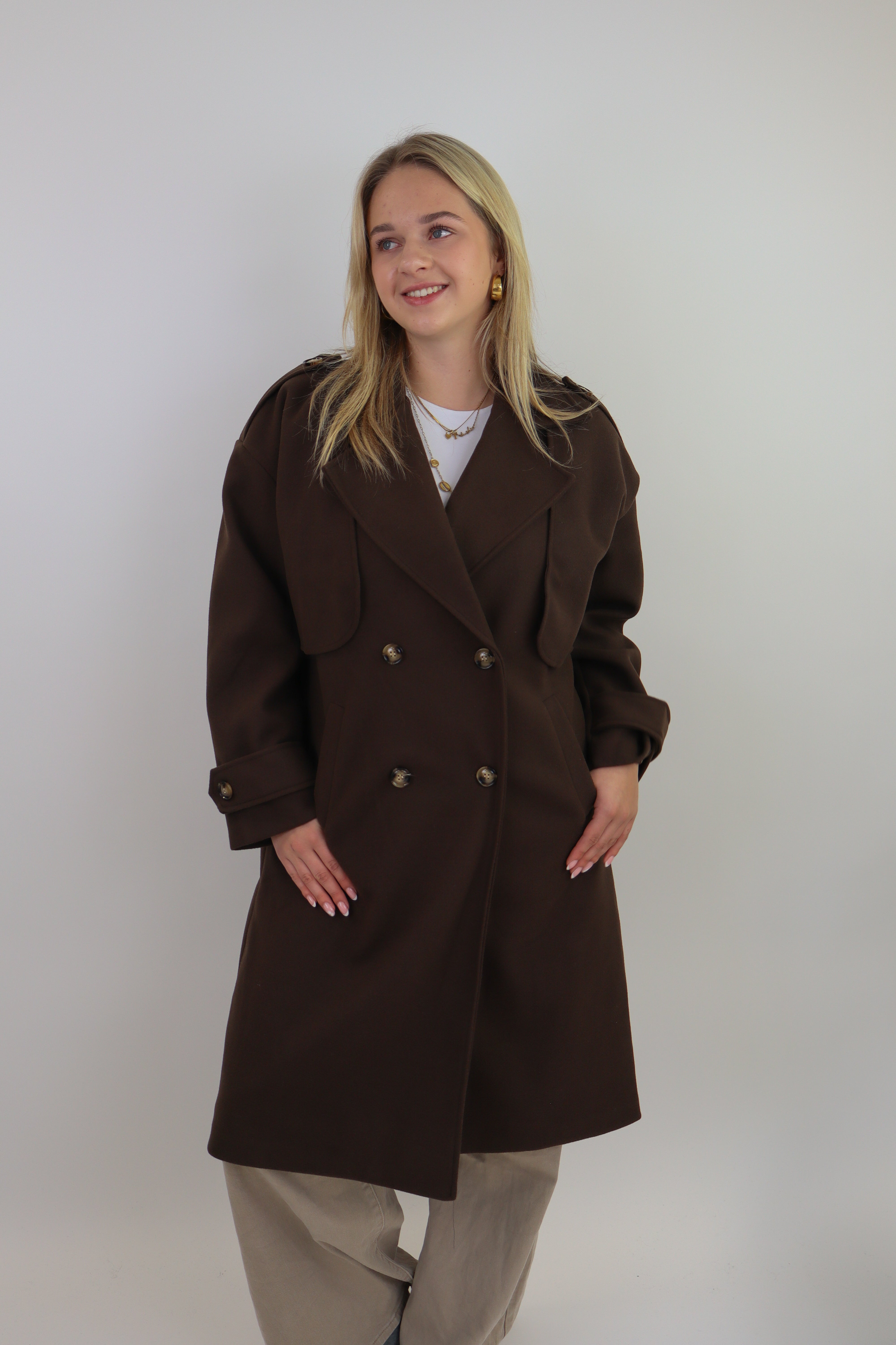 Benthe Trench Coat | Brown