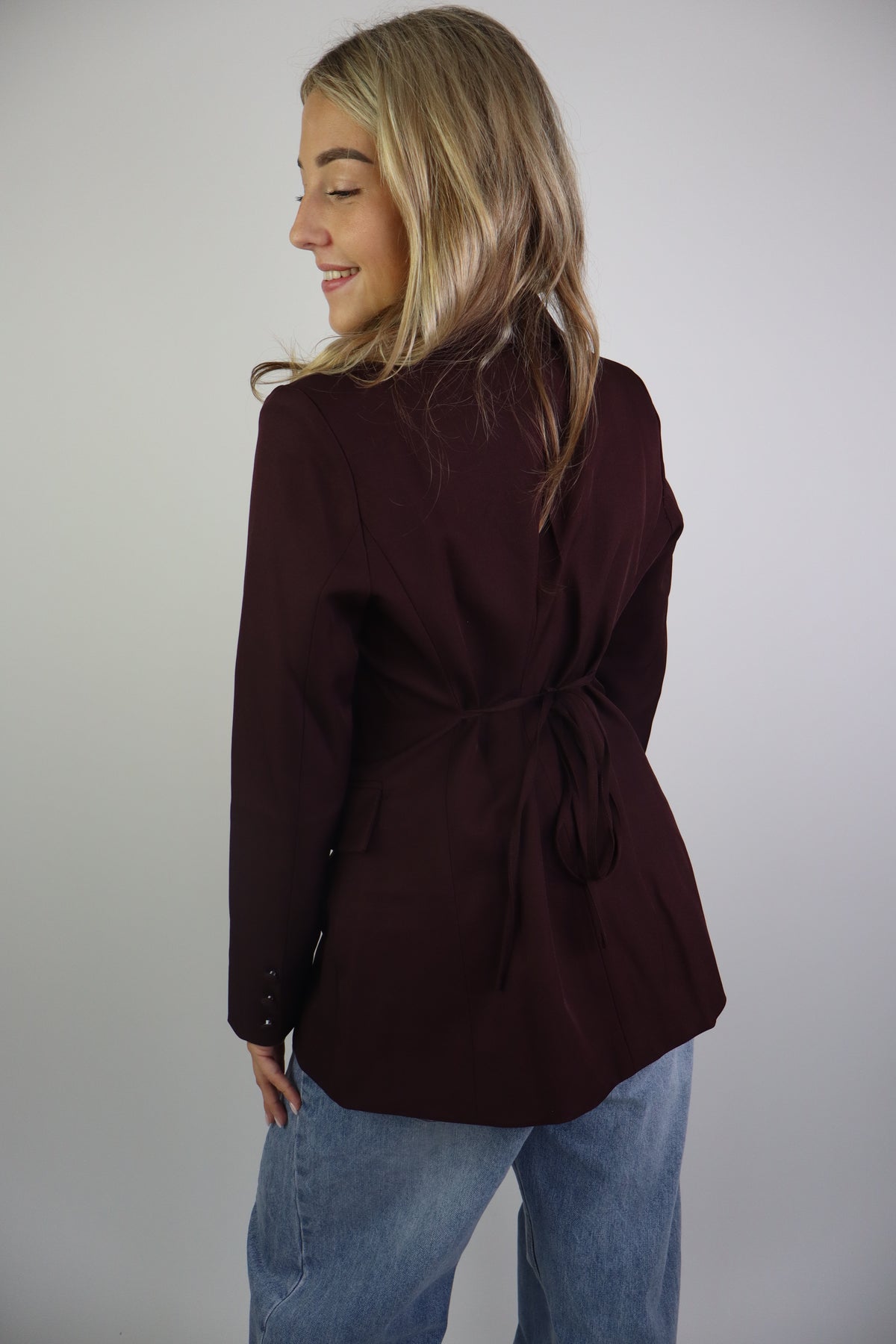 Maison Sophie Blazer Bordeaux