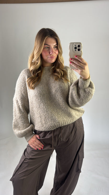 Mae Sweater Beige | PRE ORDER