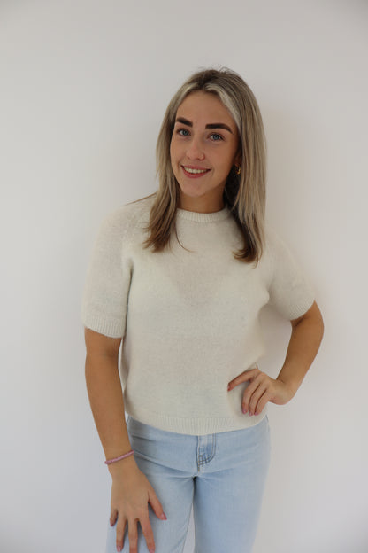 Basic Alpaca Top White