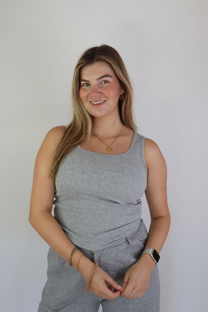 Ambika Essential Top Grey