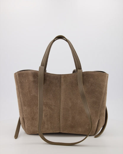 Martha Suede Bag Taupe