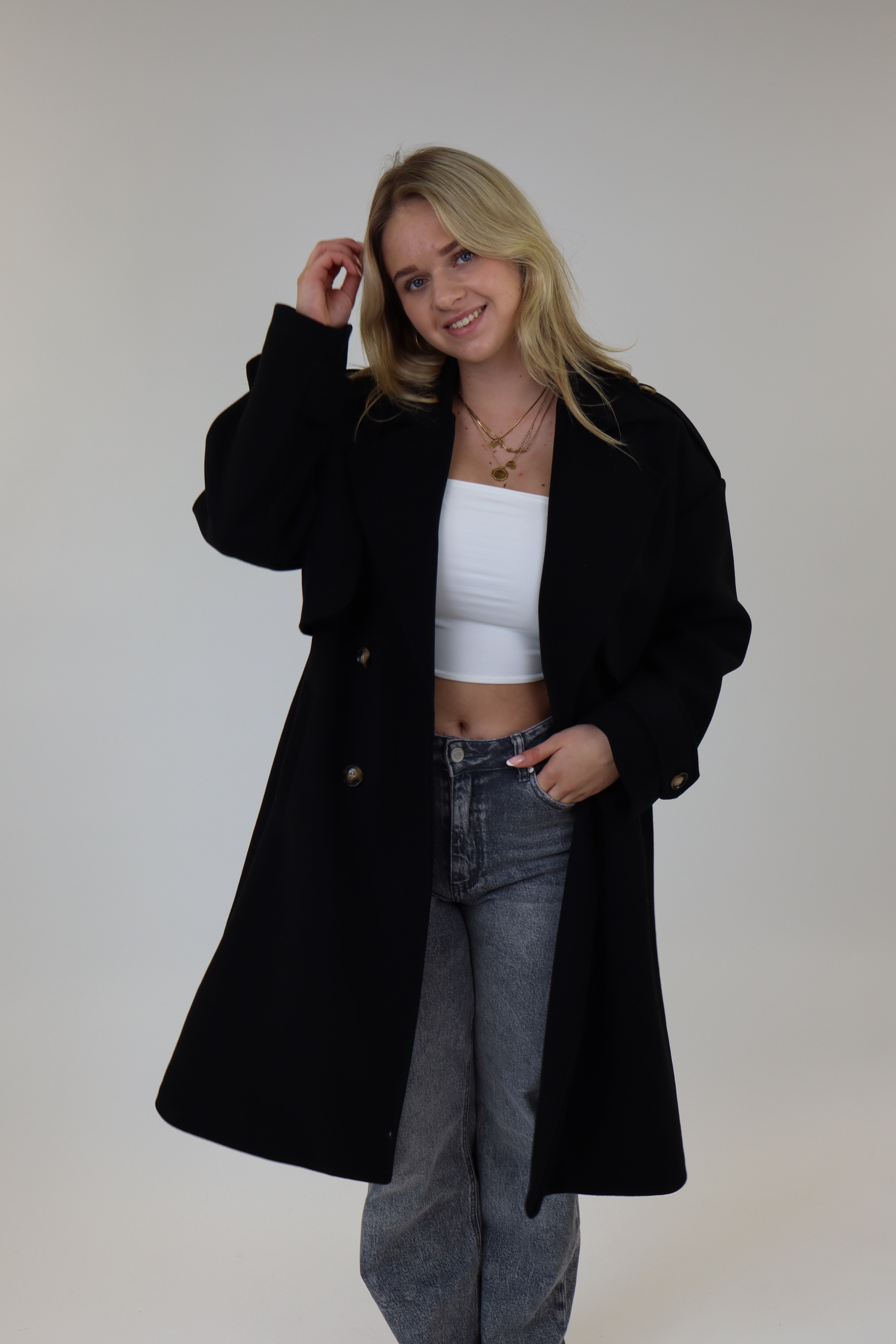 Benthe Trench Coat | Black