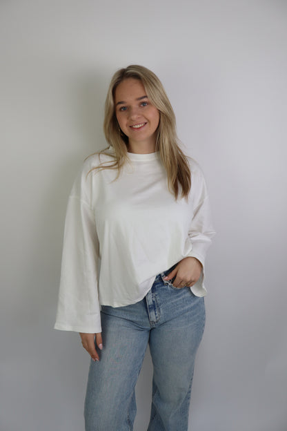 Ambika Basic Long Sleeve White