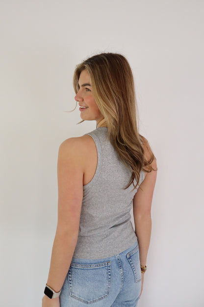 By Kie Basic Tanktop Light Grey
