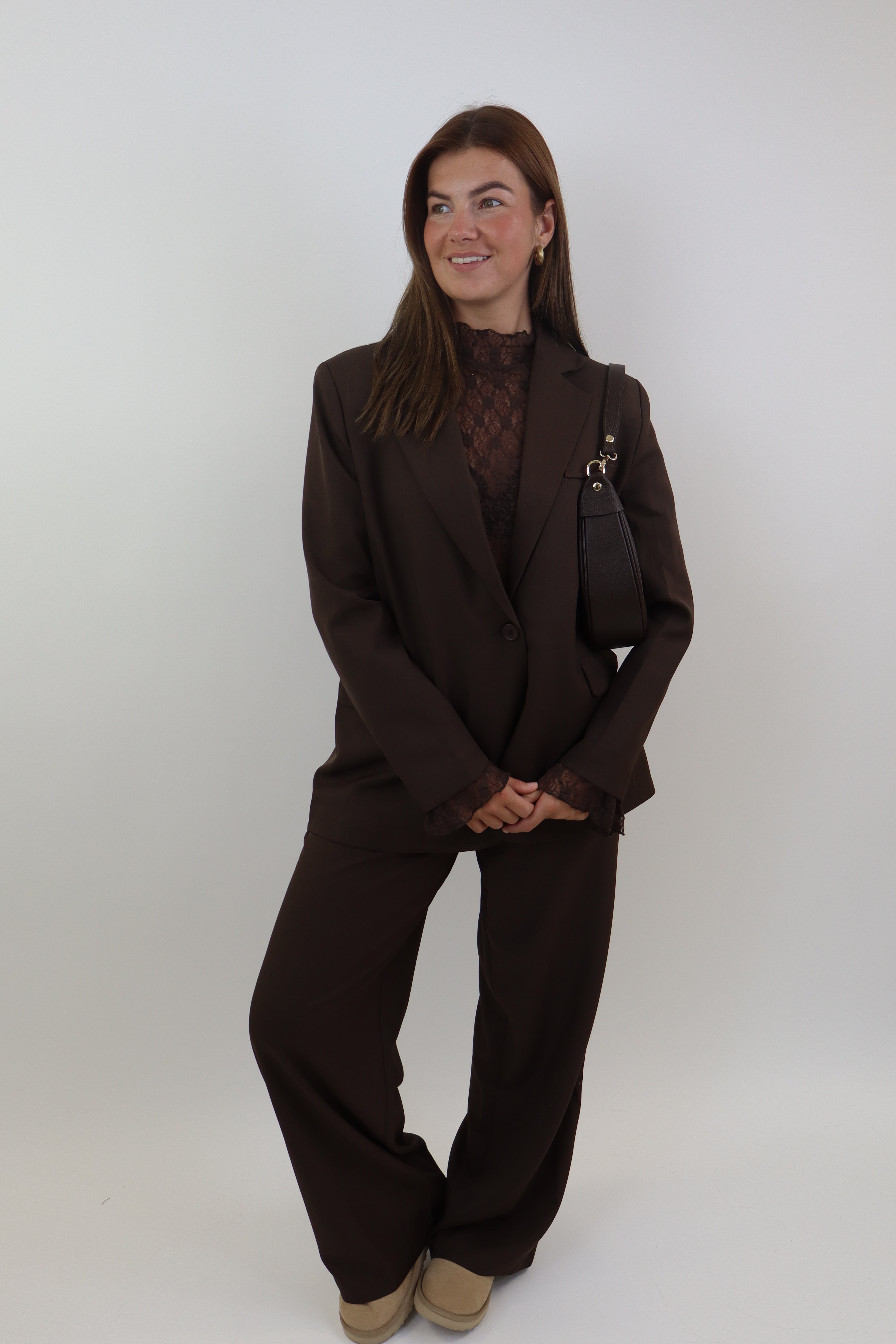 Bowie Oversized Blazer | Brown