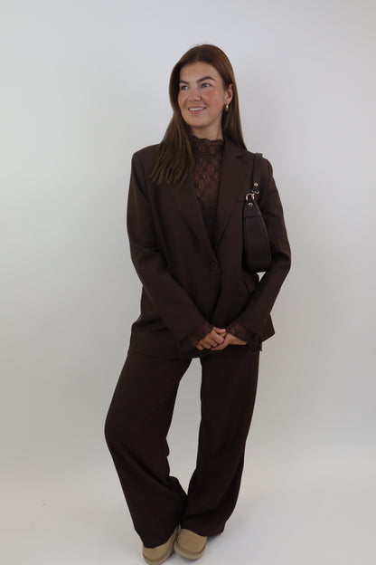 Bowie Oversized Blazer | Brown
