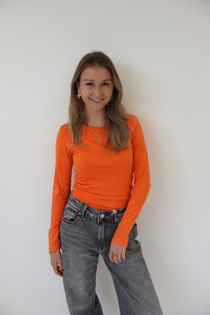 Kyra Basic Top Orange