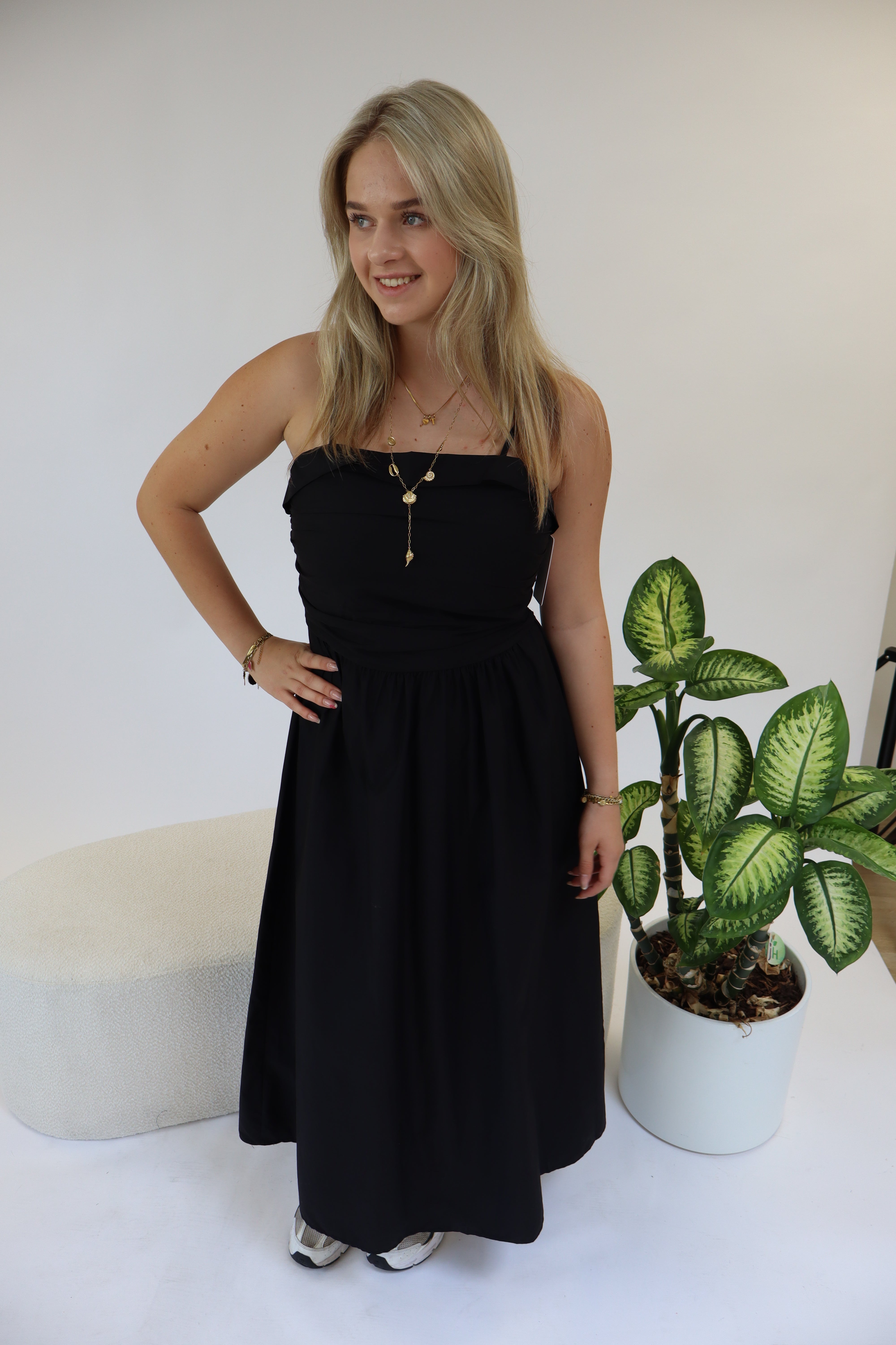 Belle Maxi Dress Zwart