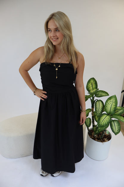Belle Maxi Dress Zwart