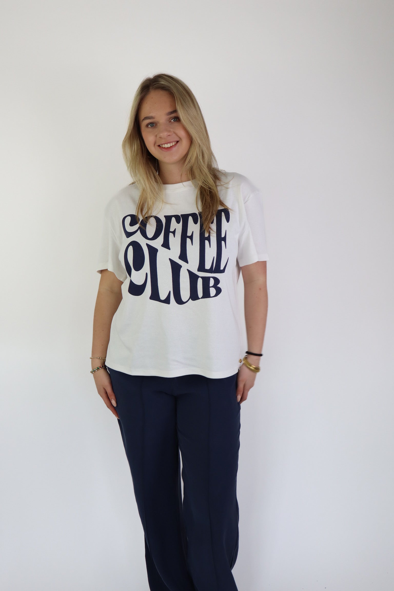 Coffee Club Tee Navy