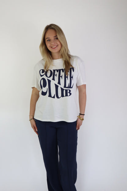 Coffee Club Tee Navy