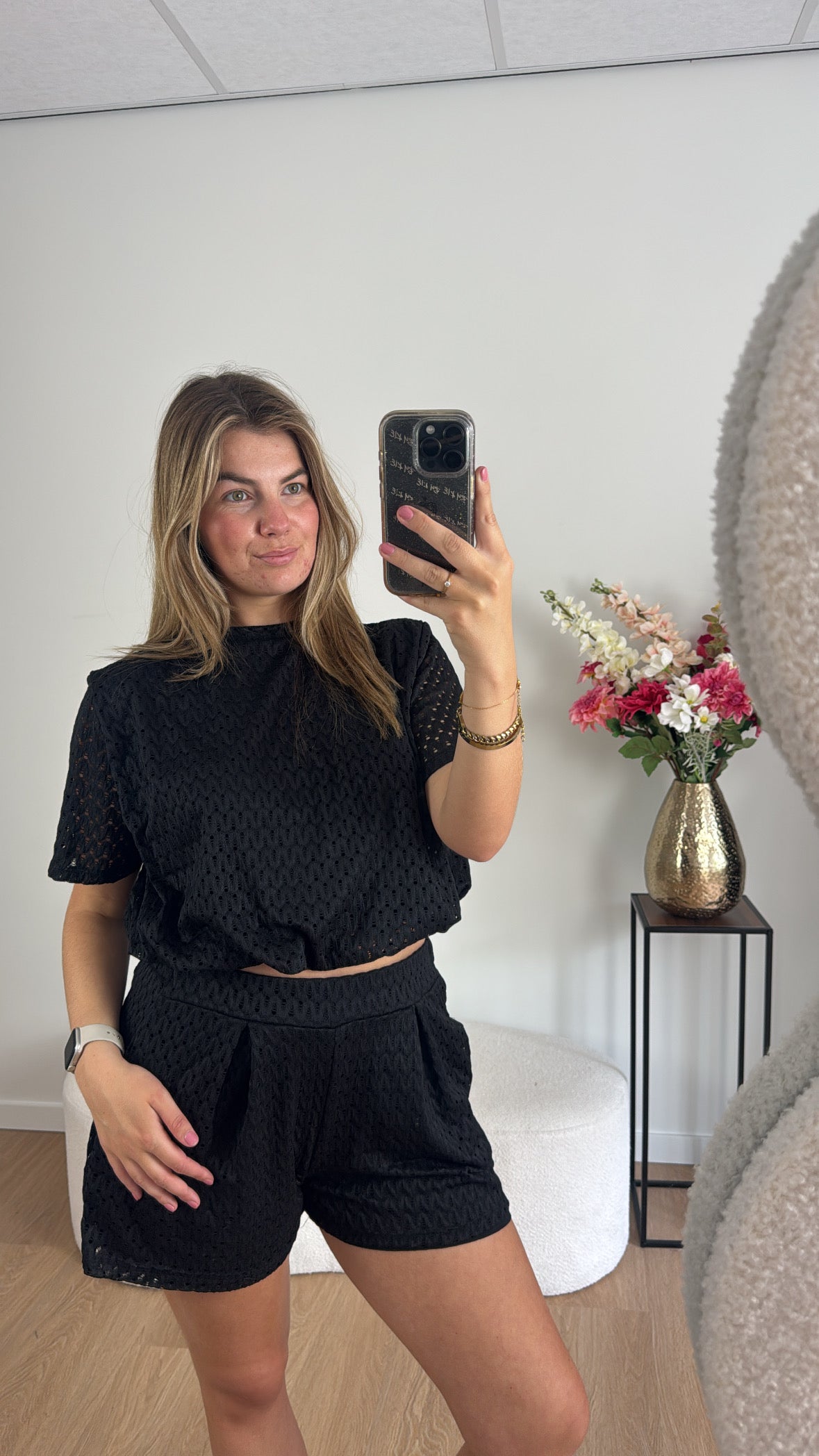Silvy Two Piece Set Black