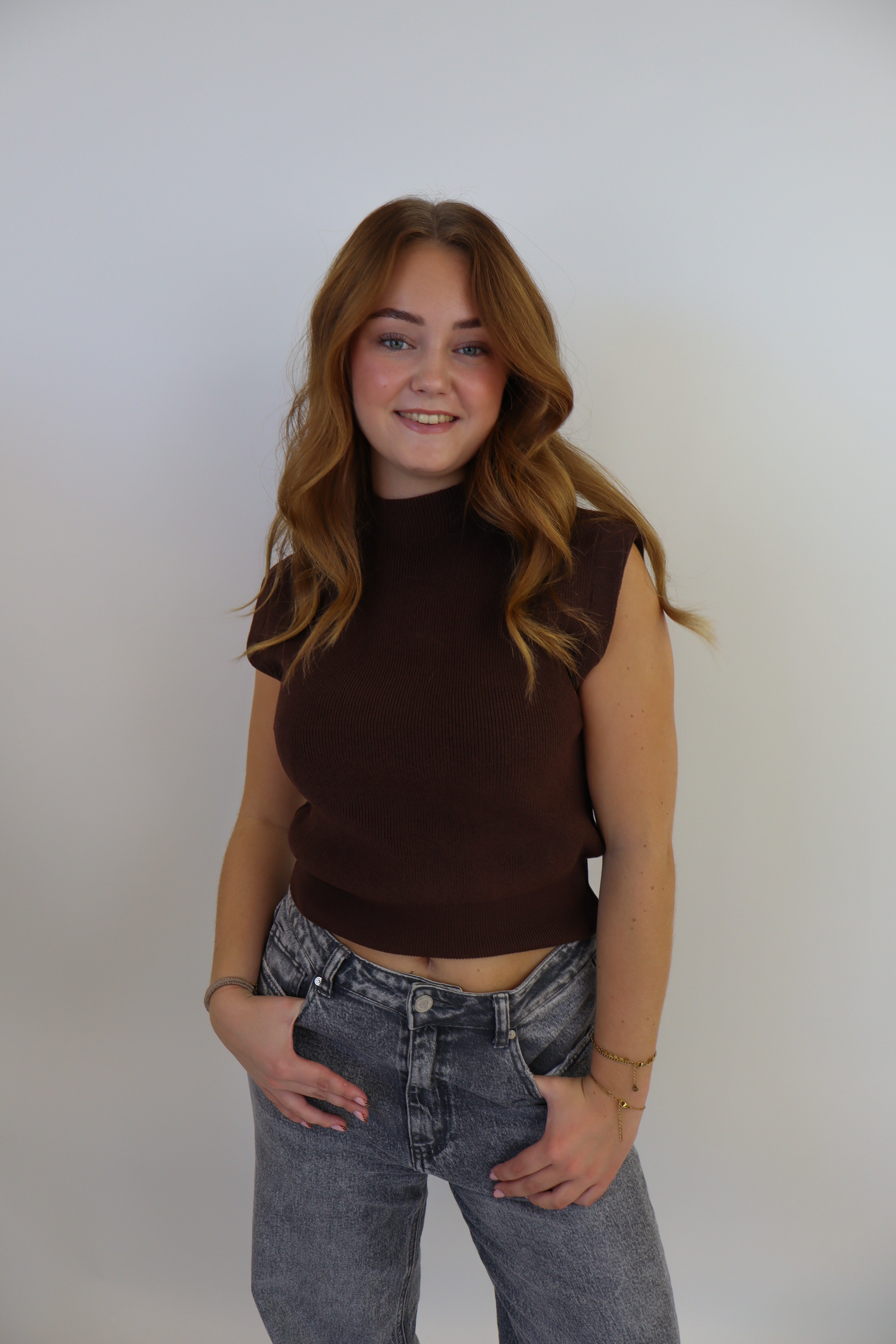 Basic Top Meavy Brown