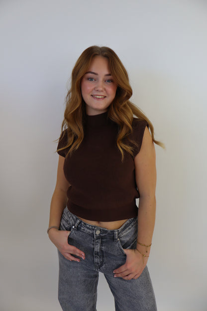 Basic Top Meavy Brown