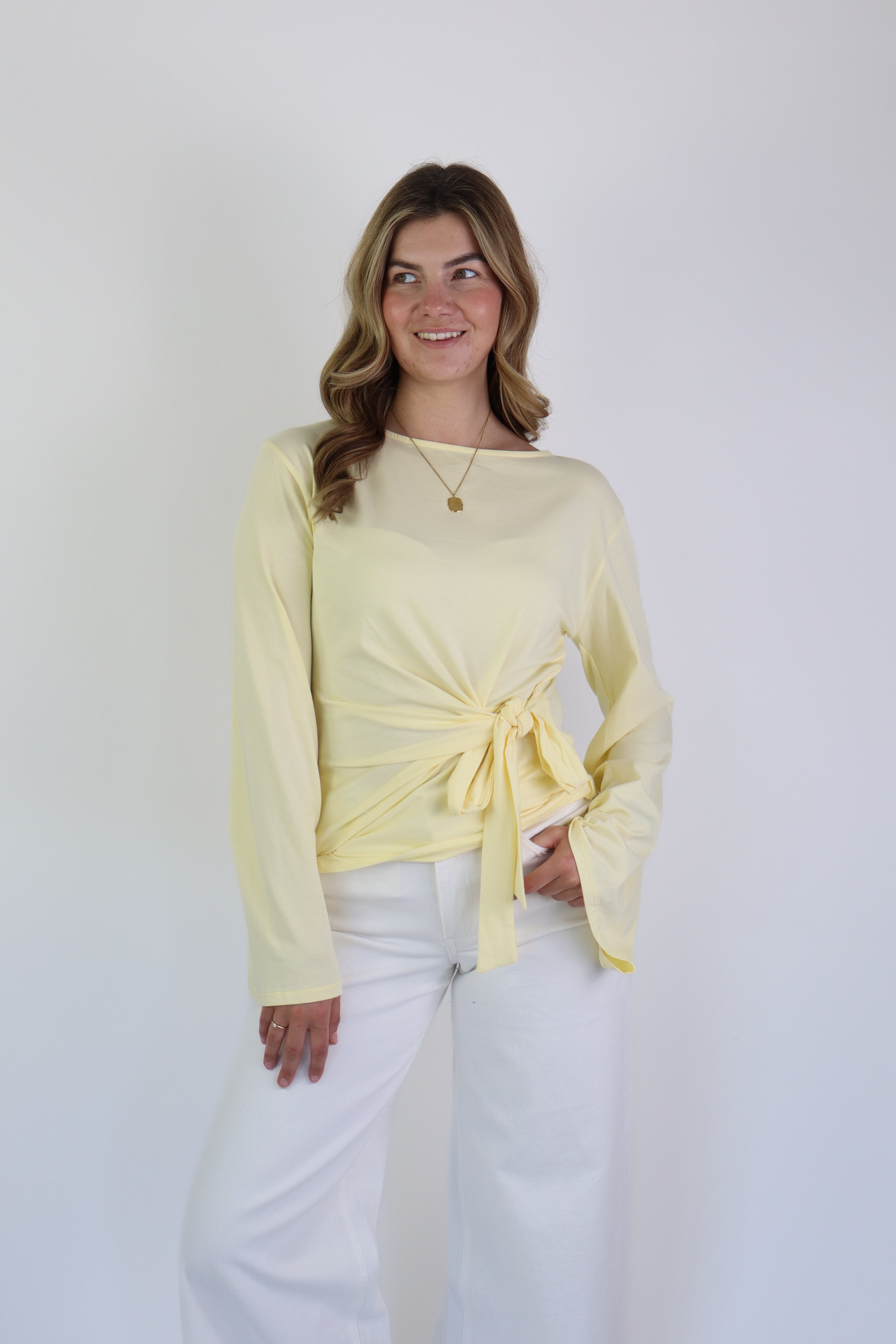 Yoëlle Long Sleeve Top Yellow