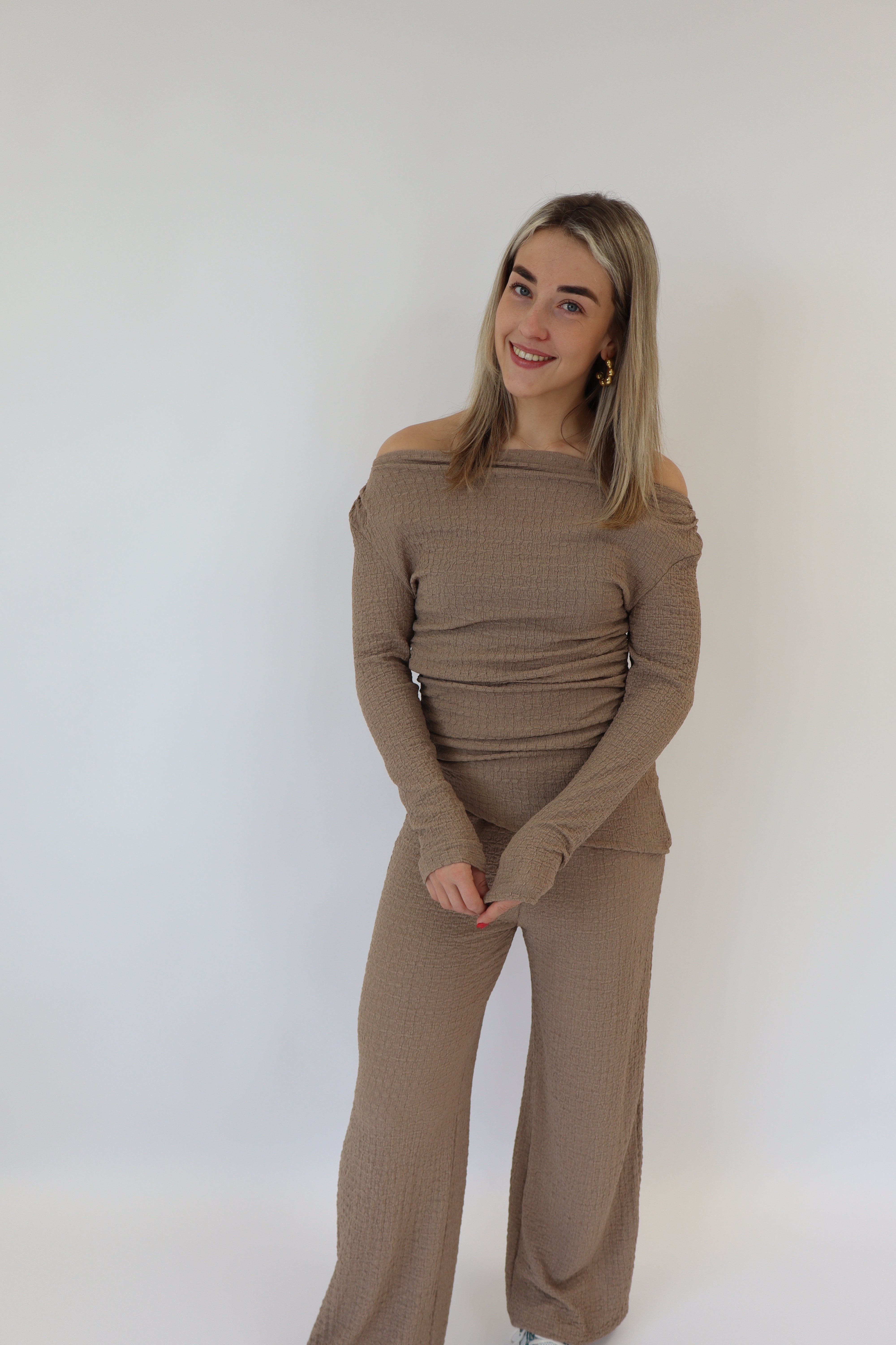 Bente Two Piece Set Taupe