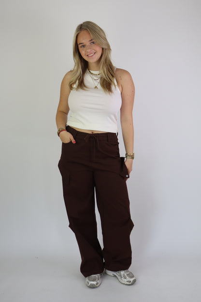 Sterre Cargo Pants Brown