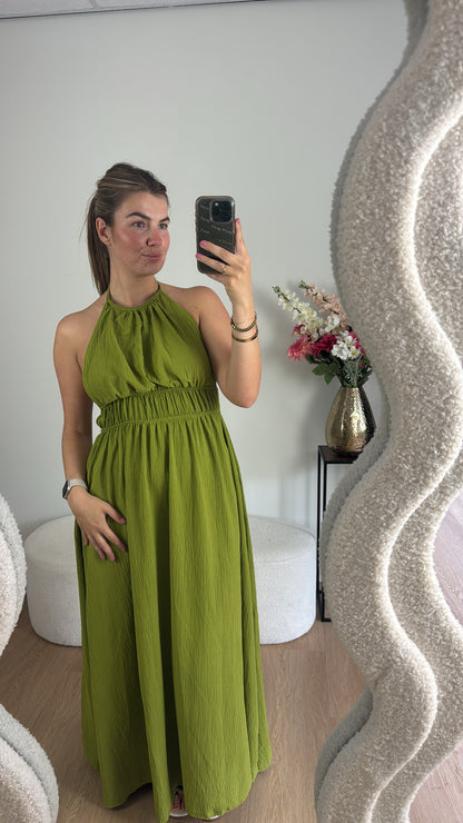 Ilse Maxi Jurk Groen