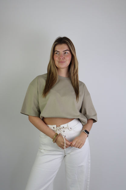 Lucce Basic Tee Taupe