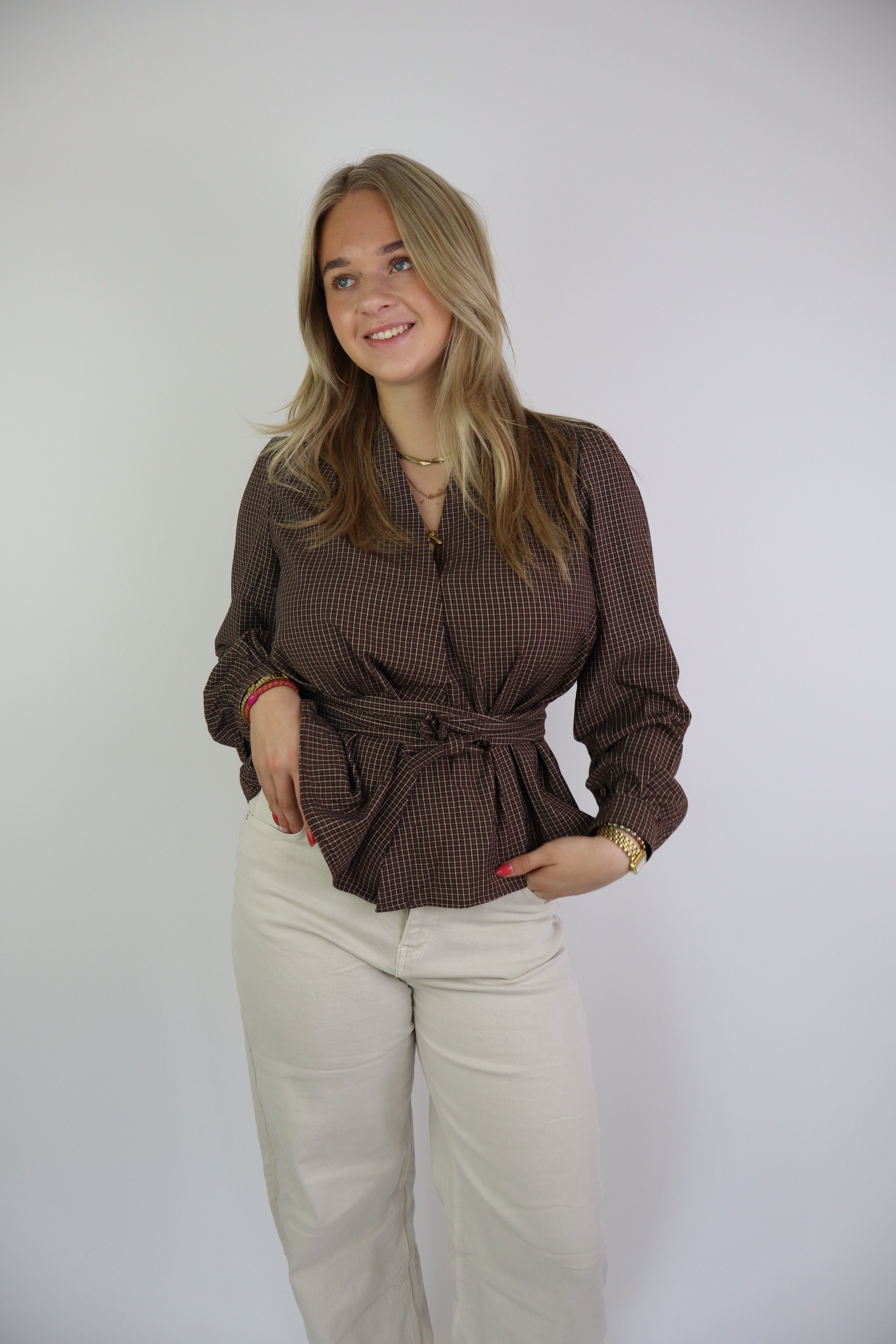 Ivy Blouse Brown