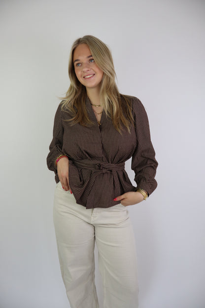 Ivy Blouse Brown
